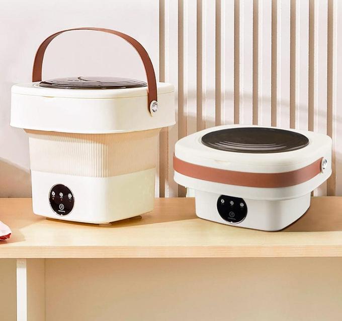 غسالة كهربائية قابلة للطي