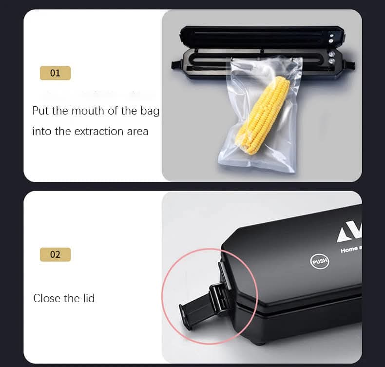 آلة تفريغ الهواء وحفظ الطعام 