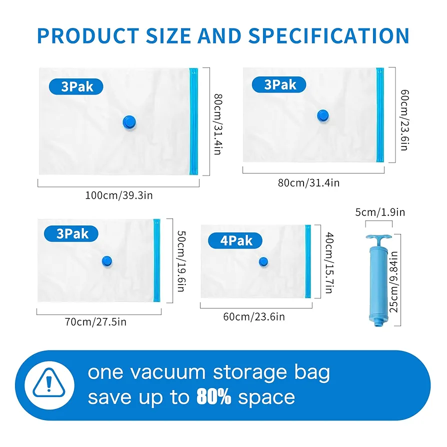 طقم أكياس تفريغ الهواء 5Pcs