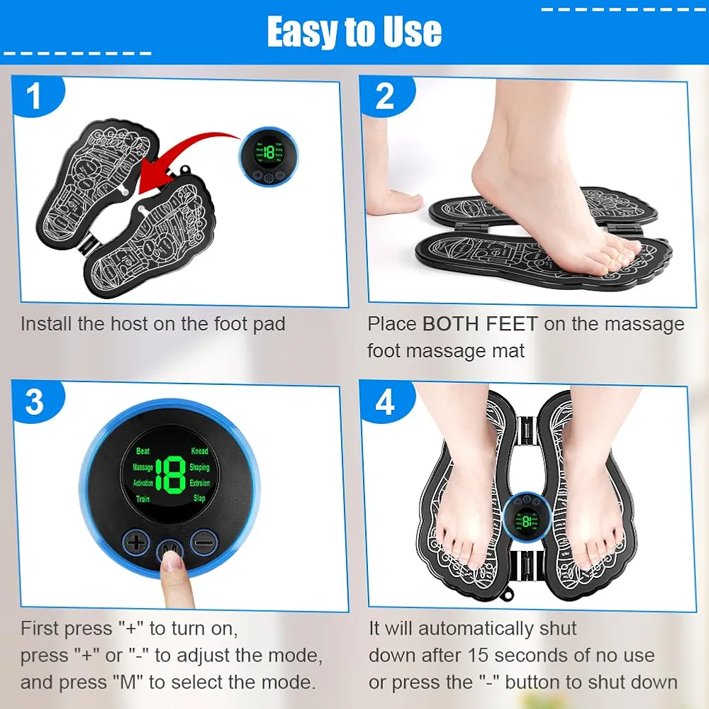 جهاز تدليك القدمين الكهربائي EMS