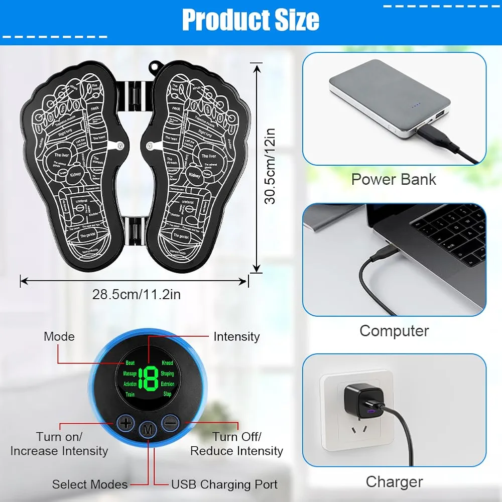 جهاز تدليك القدمين الكهربائي EMS