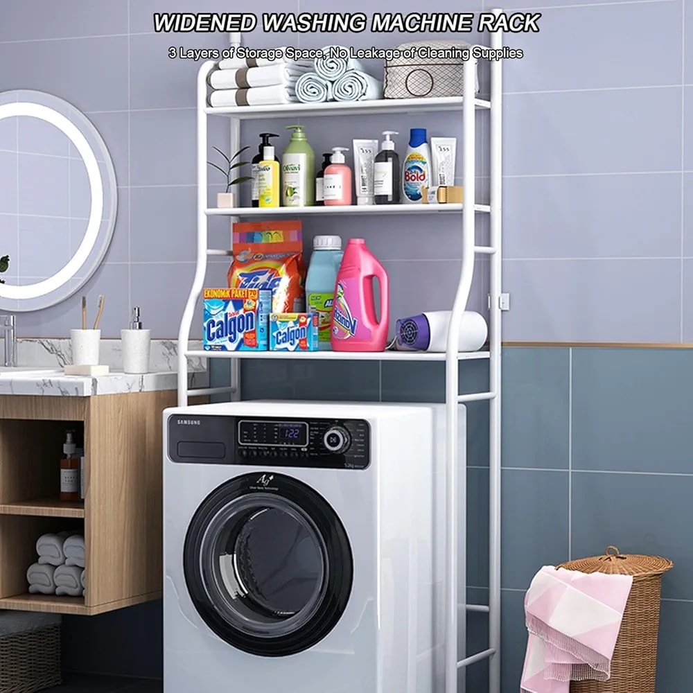 رف تخزين متعدد المستويات للحمام 