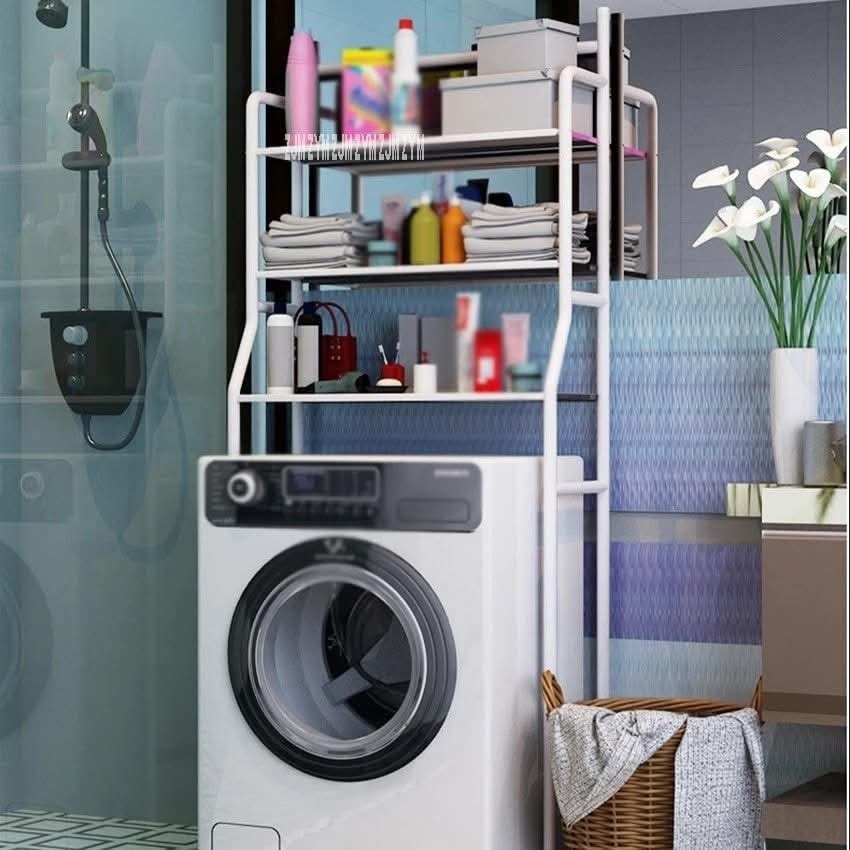 رف تخزين متعدد المستويات للحمام 