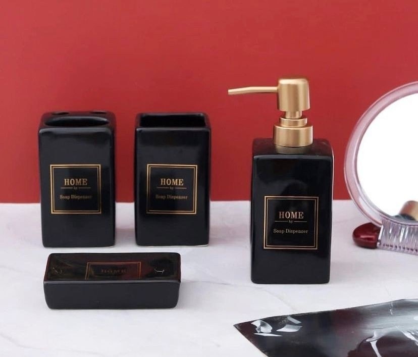 طقم إكسسوارات حمام سيراميك