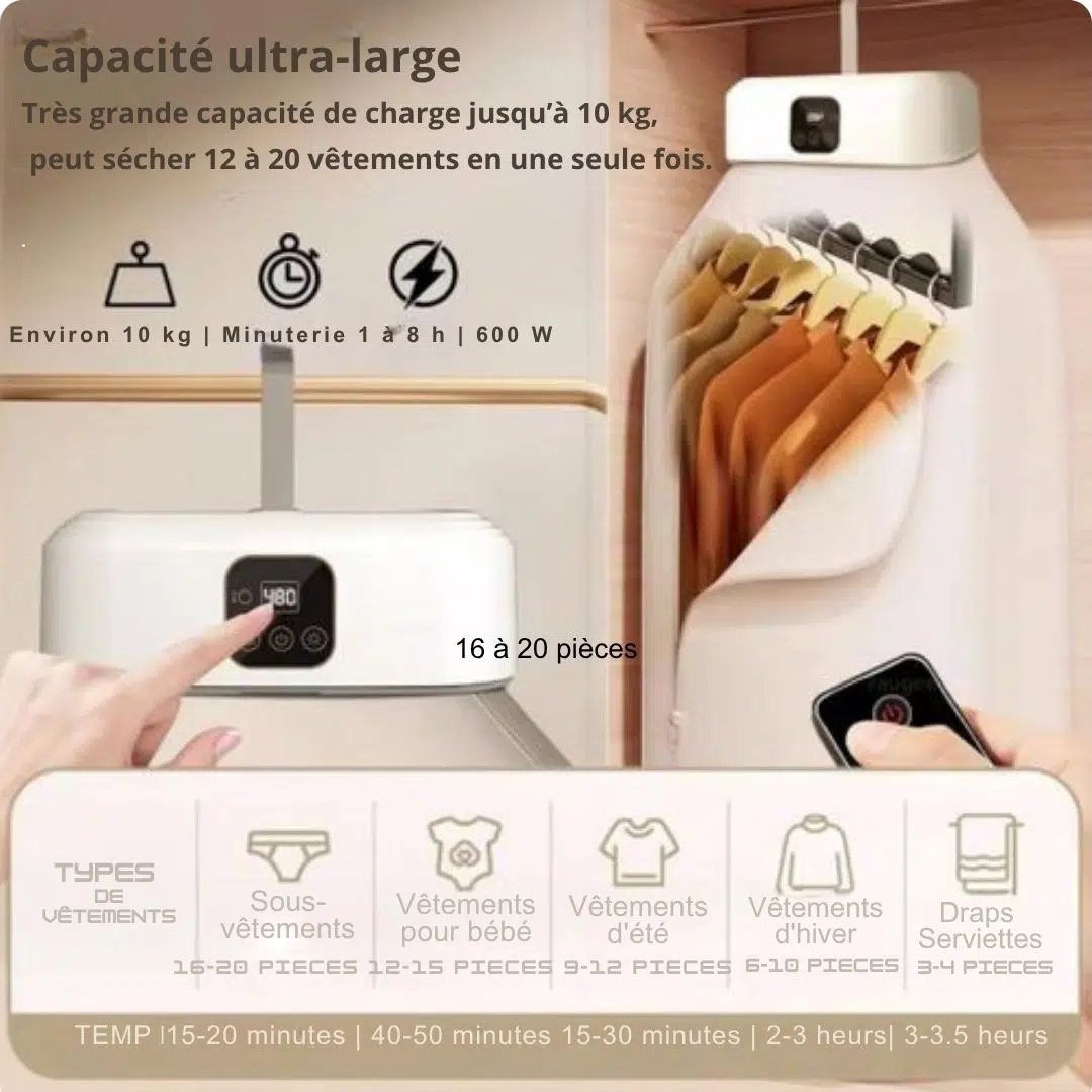 مجفف ملابس كهربائي 