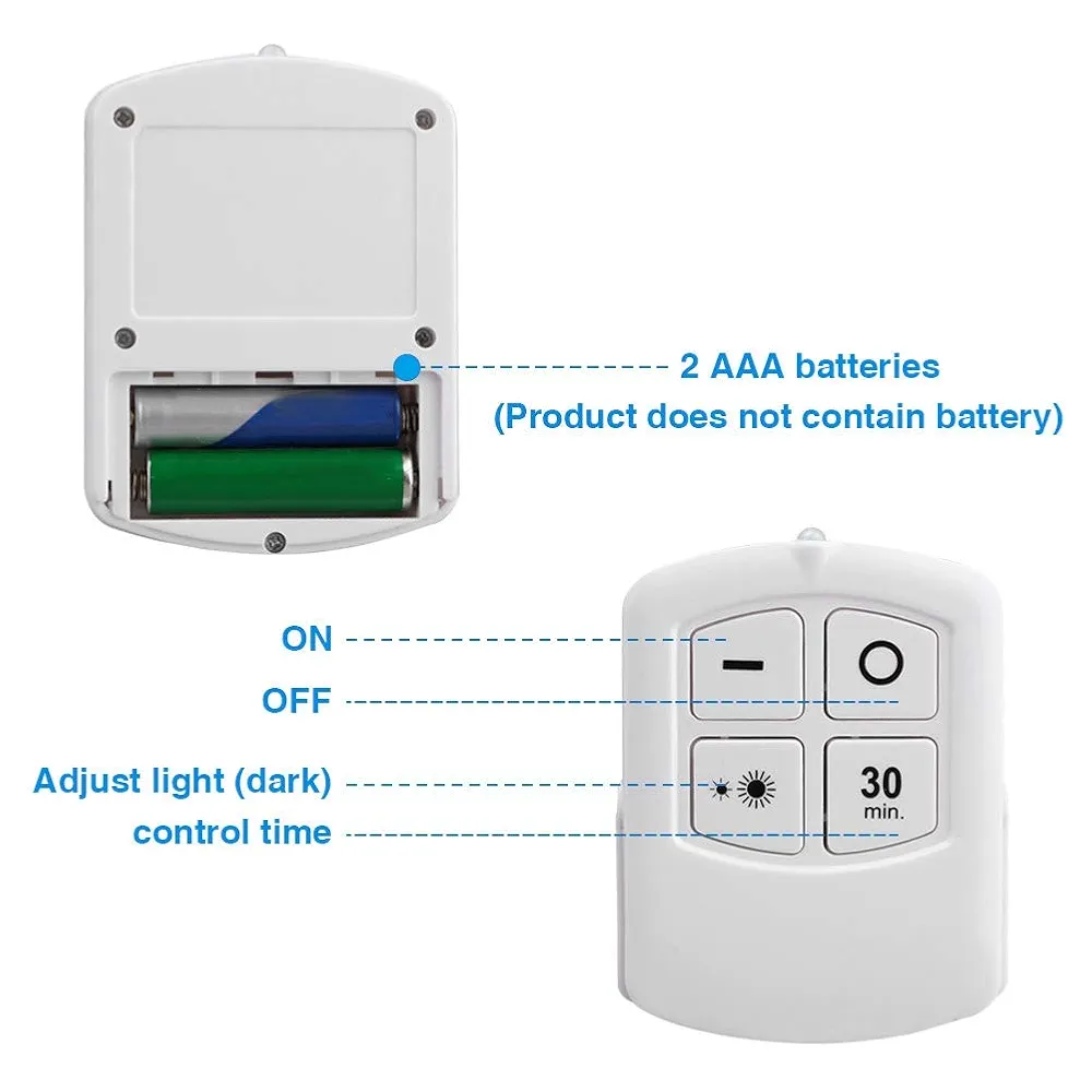 إضاءة LED لاسلكية مع ريموت