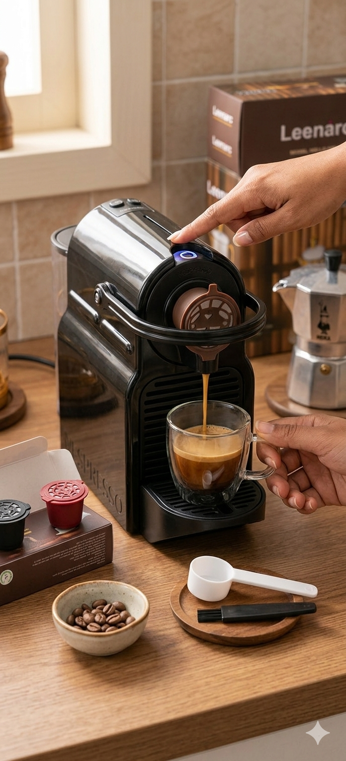 كبسولات قهوة قابلة لإعادة الاستخدام 3 قطع