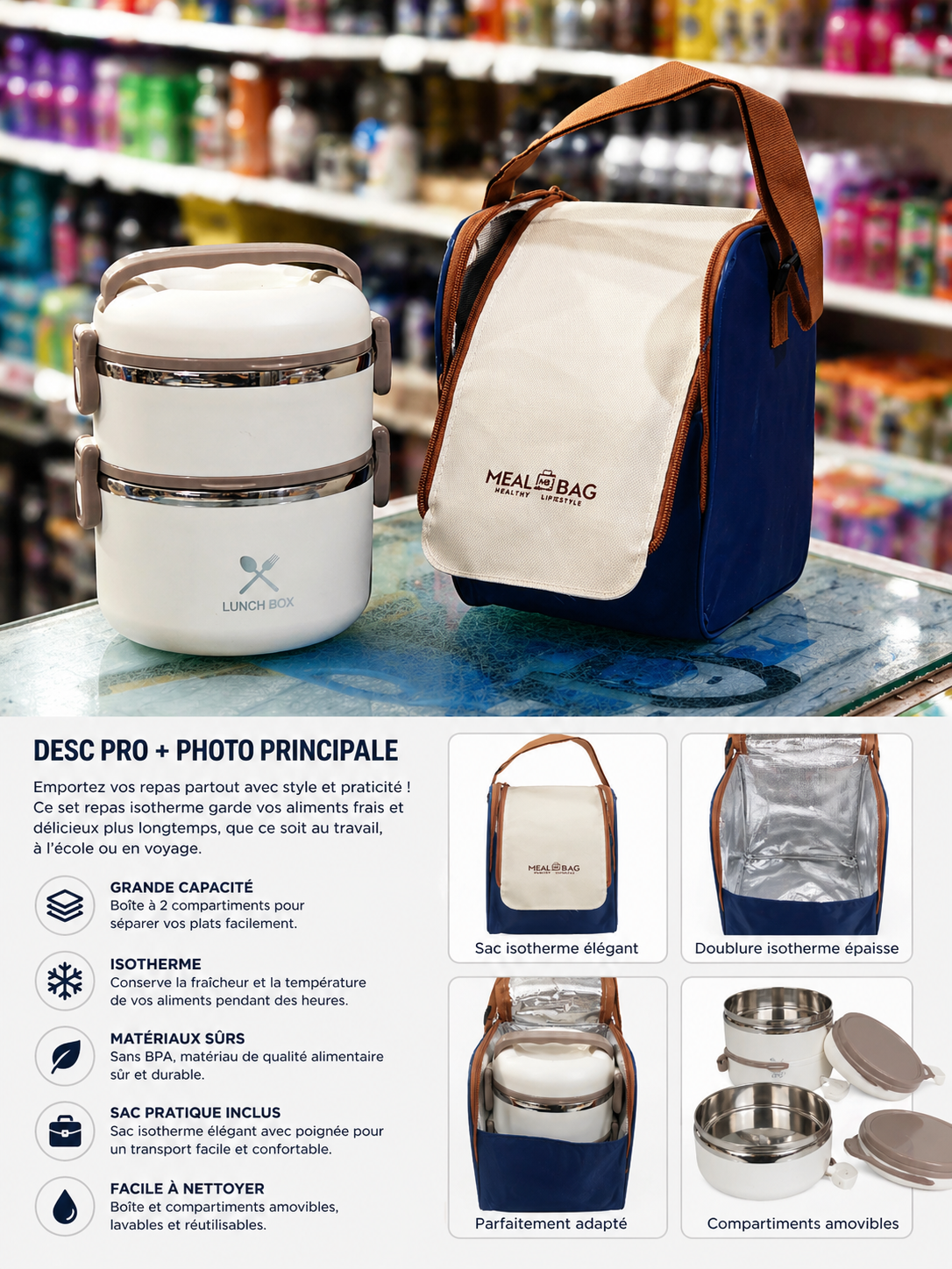 Lunch Bag + Lunch Box
